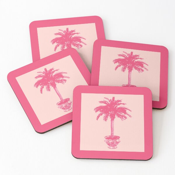 Item preview, Potted Palm Tree - coral pink designed and sold by Marymarice.