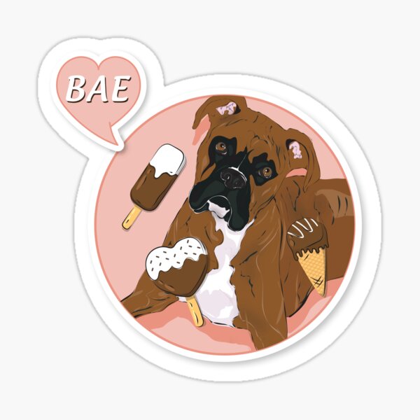 Cutie Canine "BAE" Sticker