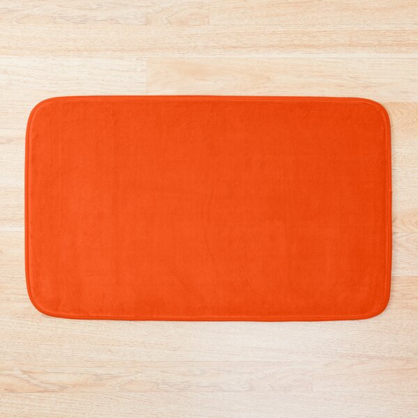 Tiger Orange Bath Mat