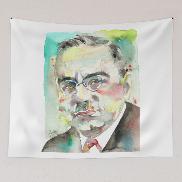 Item preview, ALFRED ADLER - watercolor portrait .2 designed and sold by lautir.