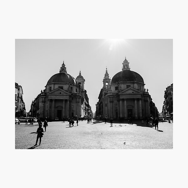 Item preview, Rome - Piazza del Popolo designed and sold by AM FineArtPrints.