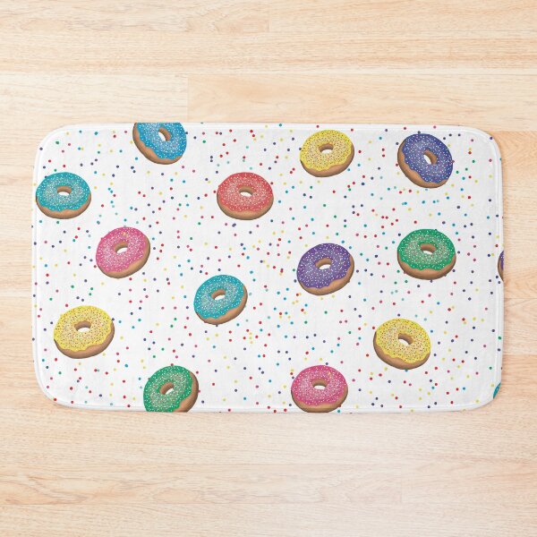 Item preview,  colorful donut pattern designed and sold by daisydebby.