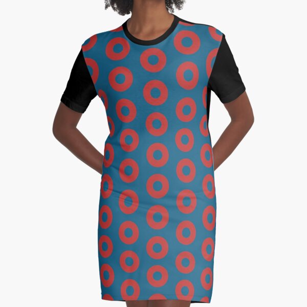 Fishman Donuts - Phish Graphic T-Shirt Dress