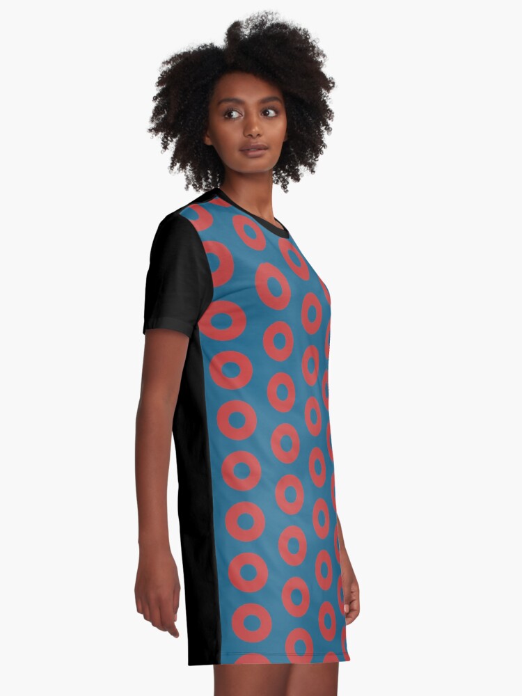 Alternate view of Fishman Donuts - Phish Graphic T-Shirt Dress