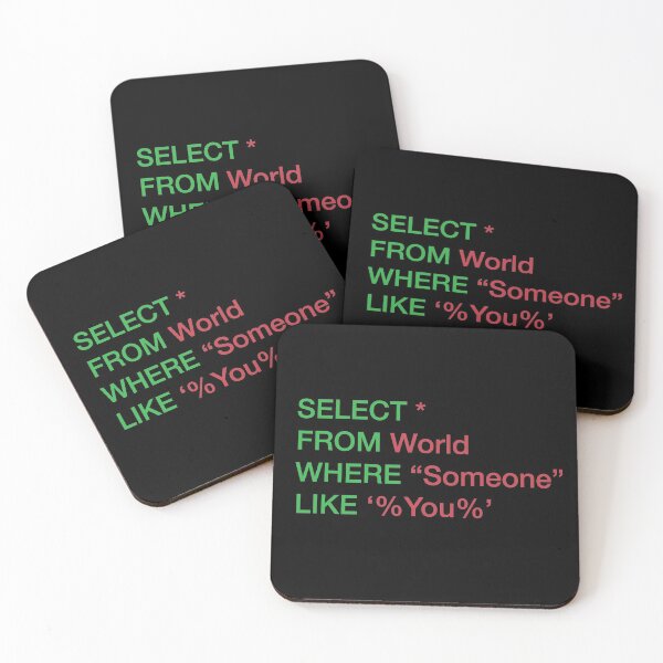 Item preview, SQL Humor Find Someone Like You designed and sold by kikooart27.