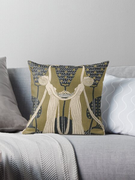 Art Nouveau Pillows Cushions for Sale Redbubble