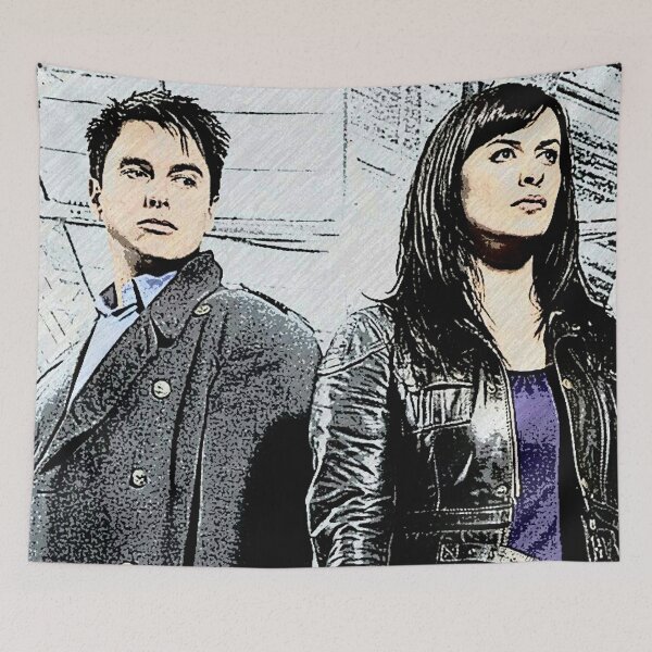 Item preview, Captain Jack and Gwen  designed and sold by TizianaDF.