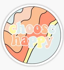 wähle glücklich Sticker