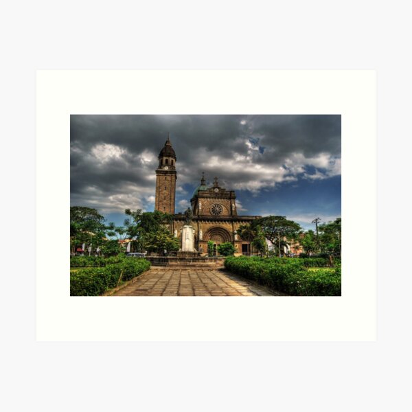 Manila Cathedral Art Print