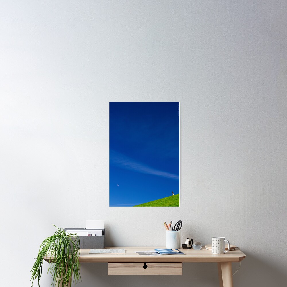 the girl on a hill Poster