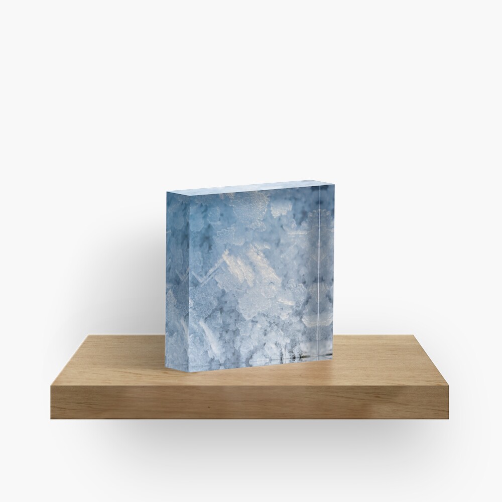 Ice crystals Acrylic Block