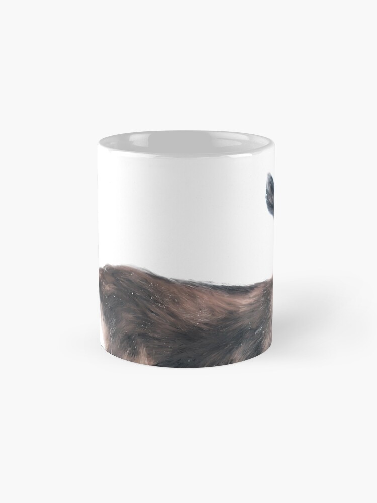Alternate view of Deer on Slate Blue Mug