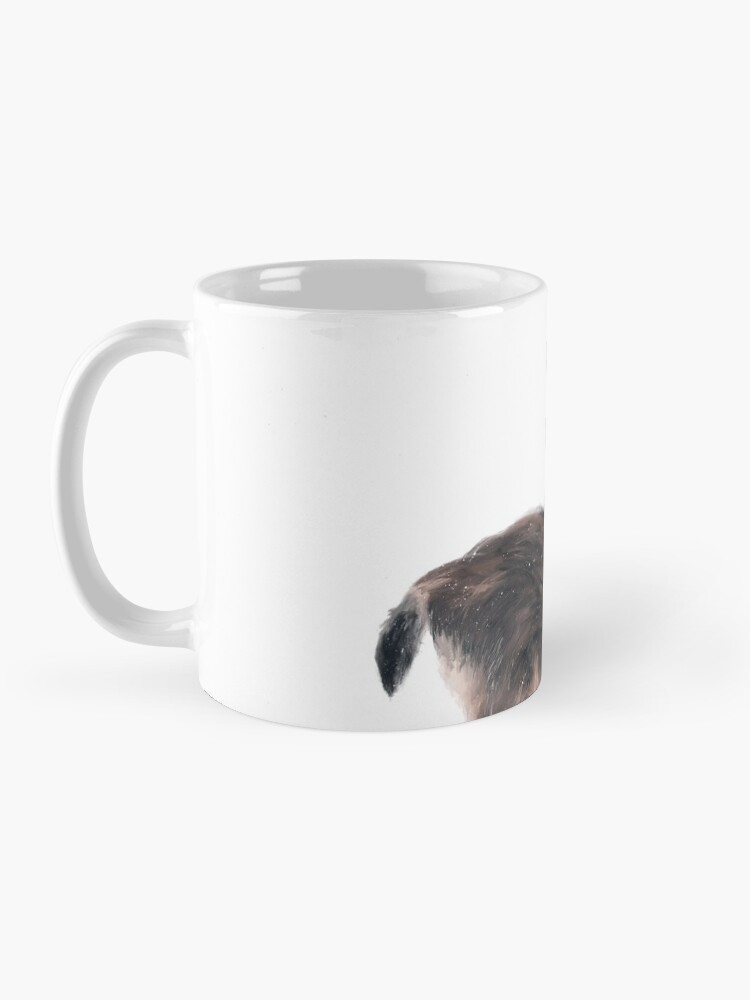 Alternate view of Deer on Slate Blue Mug