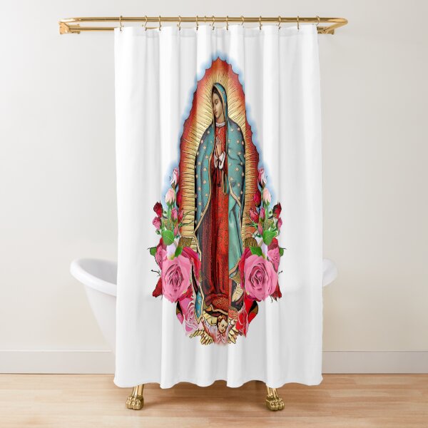 Nuestra Señora De Guadalupe Cortina de ducha