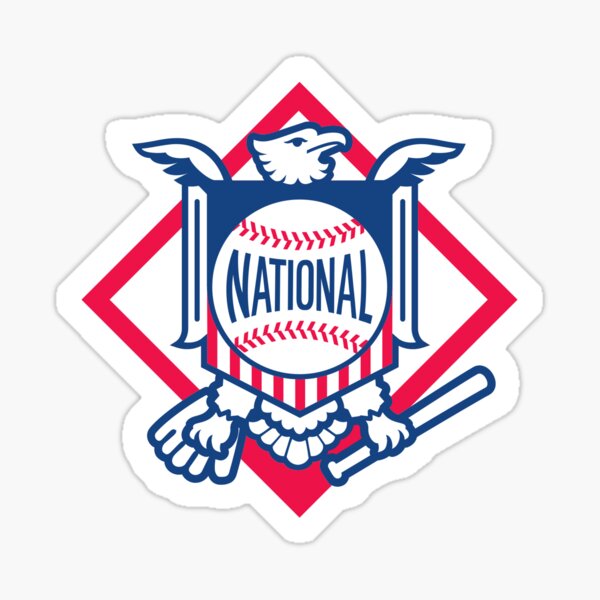 National League Baseball Sticker