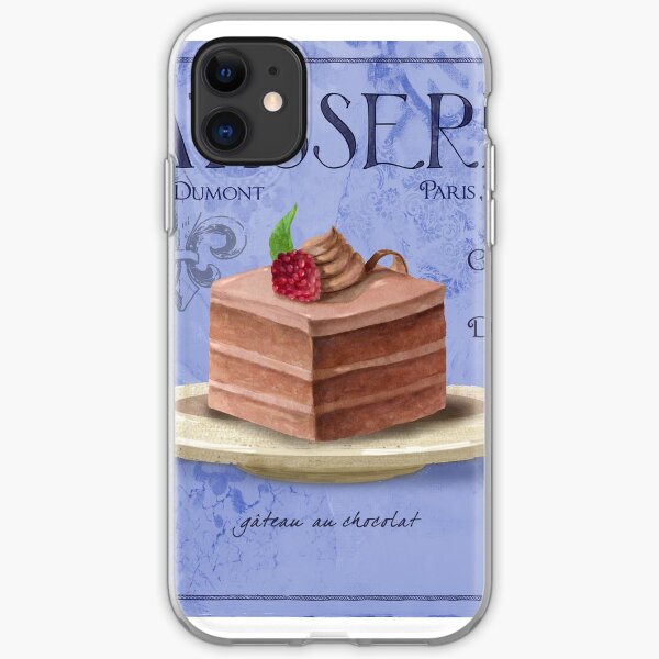 Coques Et Etuis Iphone Sur Le Theme Gateau Au Chocolat Redbubble