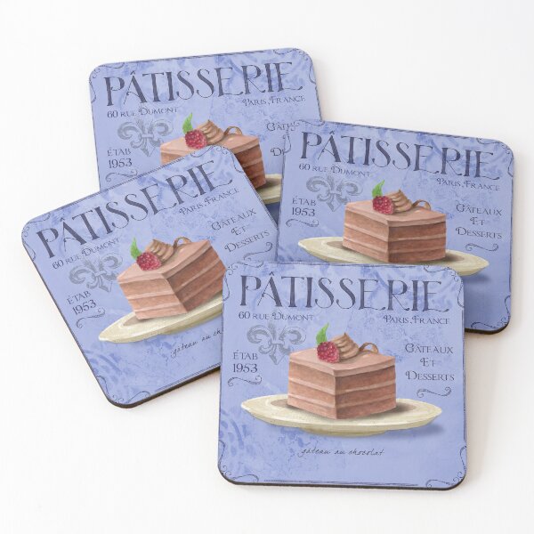 Item preview, Patisserie, Gateau au Chocolat, French Art and Decor designed and sold by FionaStokes.