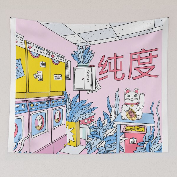 Item preview, MANEKI WASH BLUE designed and sold by theeighth.