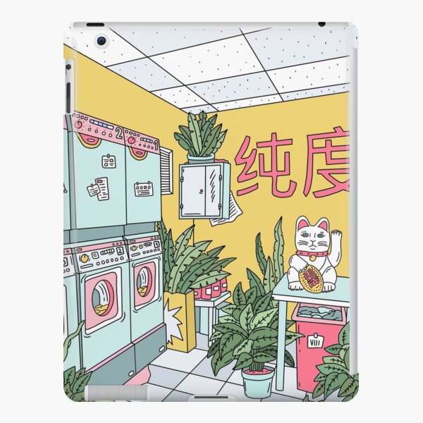 MANEKI WASH GREEN iPad Snap Case