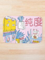 MANEKI WASH BLUE Bath Mat