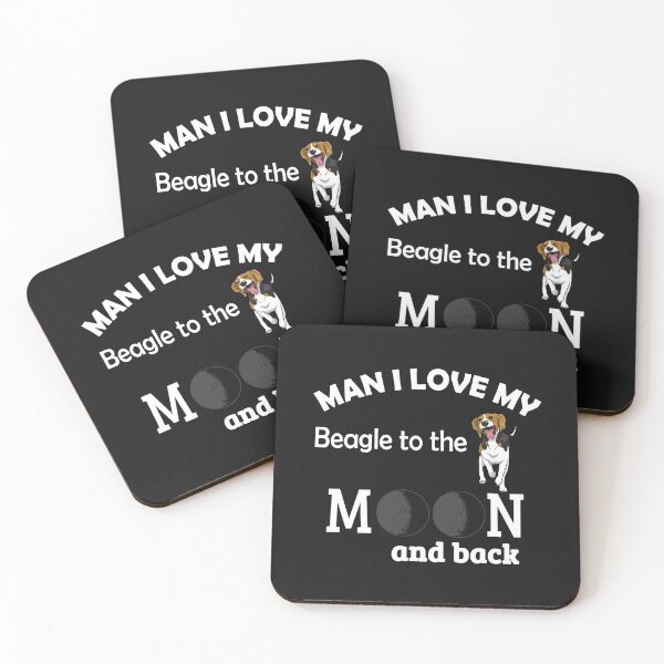 Item preview, MAN I LOVE MY BEAGLE TO THE MOON AND BACK designed and sold by bigerdan.