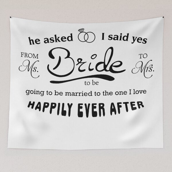 Item preview, Happily ever after - the t-shirt for the future bride designed and sold by dasmoment.