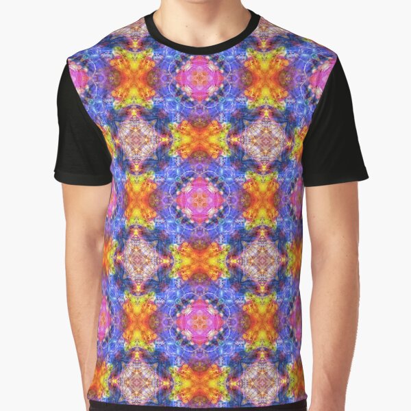 abstract blob art colorful seamless repeat pattern Graphic T-Shirt
