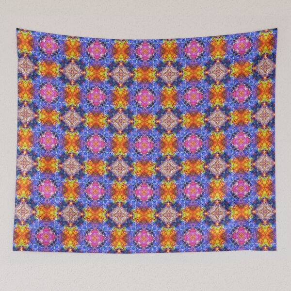 Item preview, abstract blob art colorful seamless repeat pattern designed and sold by Abrahamjrnd.