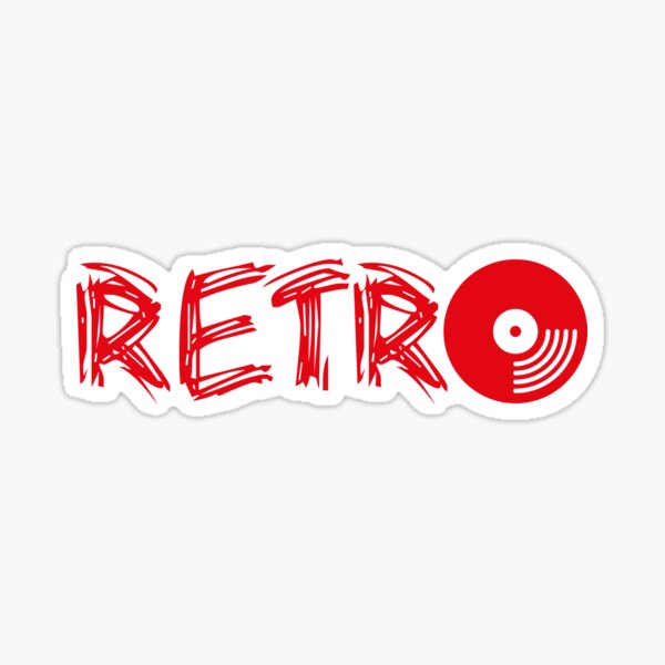 Retro Vinyl Sticker