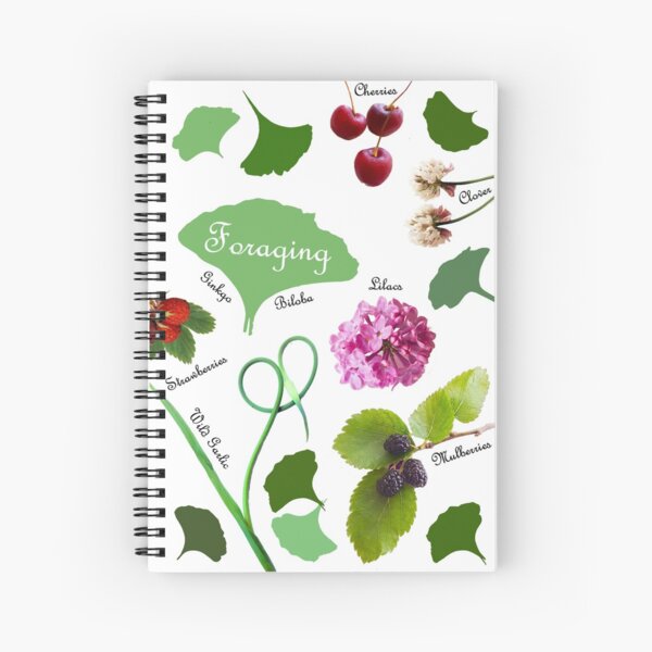 Foraging Love Spiral Notebook