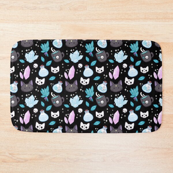 Herb Witch // Black | Nikury Bath Mat
