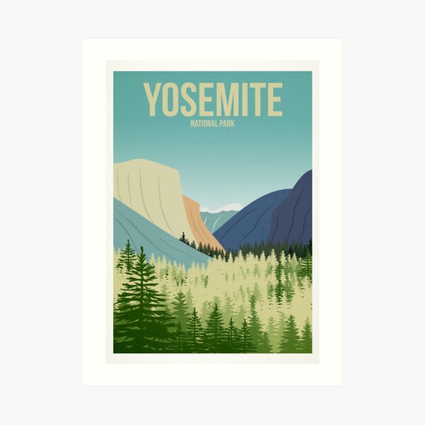 Yosemite National Park Art Print