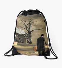 Traveling Alone... Drawstring Bag