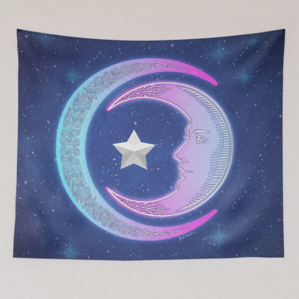 Item preview, Double Crescent Moon designed and sold by Brigid Ashwood.