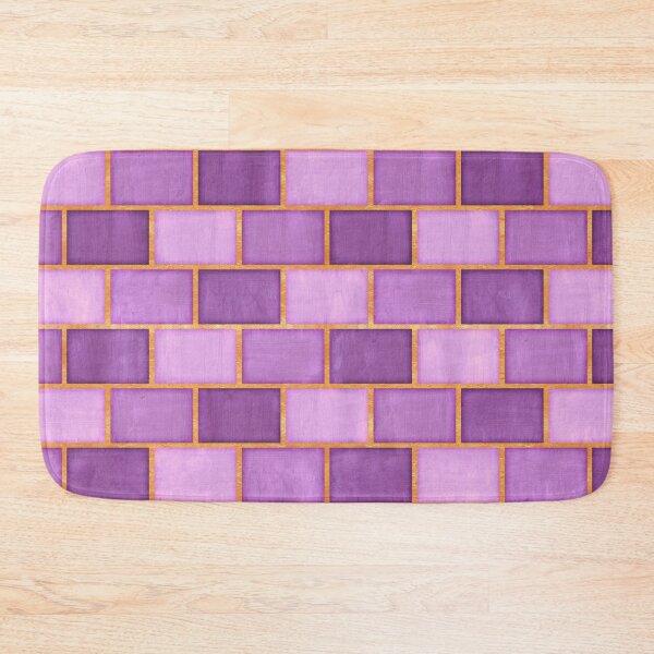 Item preview, Gold and Plum Purple Bricks designed and sold by Elsy's Art.