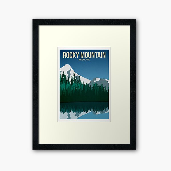Rocky Mountain National Park Framed Art Print