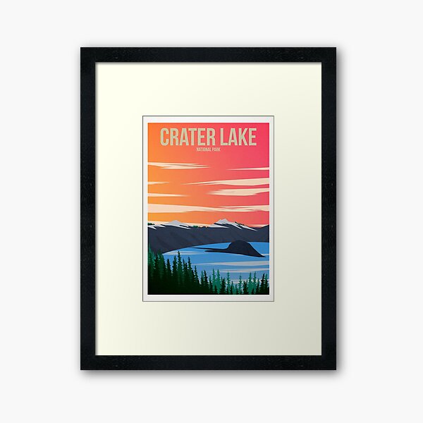 Crater Lake National Park Framed Art Print