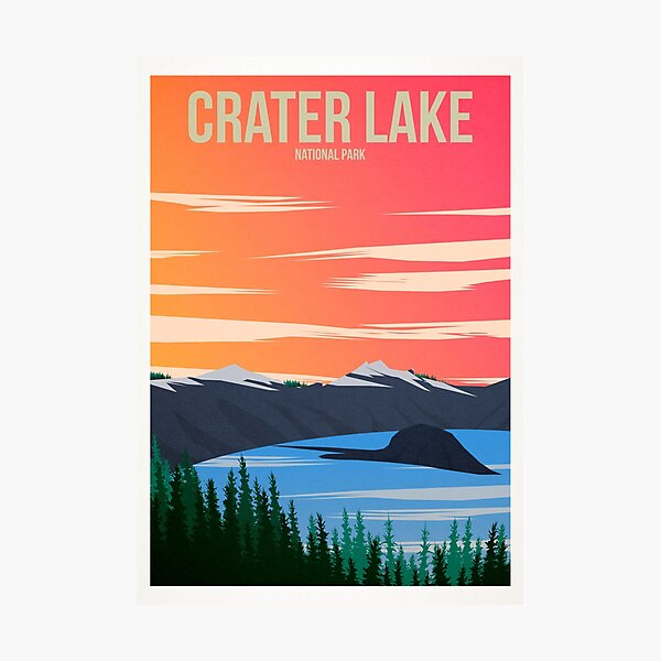 Crater Lake National Park Photographic Print