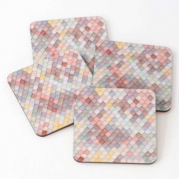Item preview, Pastel Rainbow Tile 2 designed and sold by GuyBlank.