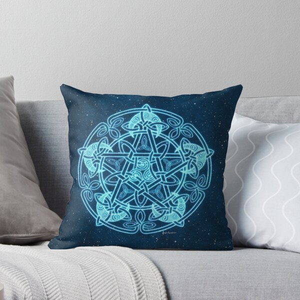 Item preview, Celtic Crescent Moon Pentacle Pentagram designed and sold by Brigid Ashwood.