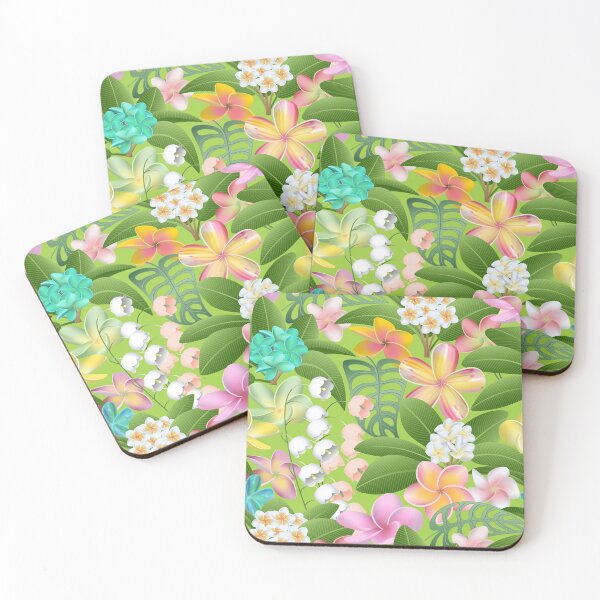 Item preview, Tropical Plumeria Flowers 3 designed and sold by Elsy's Art.