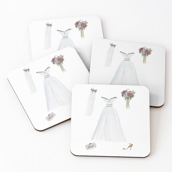 Item preview, For The Bride To Be Watercolor and Ink designed and sold by daphsam.