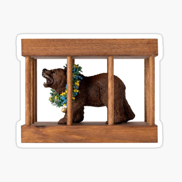 Item preview, Bear in a Cage designed and sold by Anonymous T Shirts.