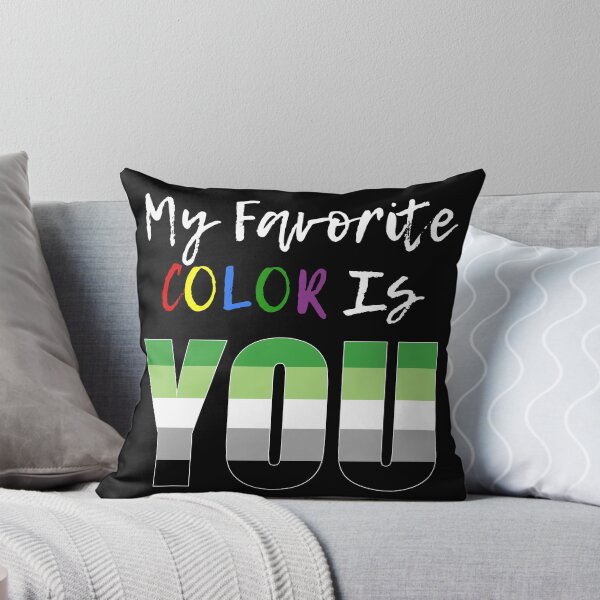Aperçu de l'œuvre Couleur préférée - Aro / Aromantic - Chemise LGBTQ + Pride créée et vendue par LoonyMoonyProds.