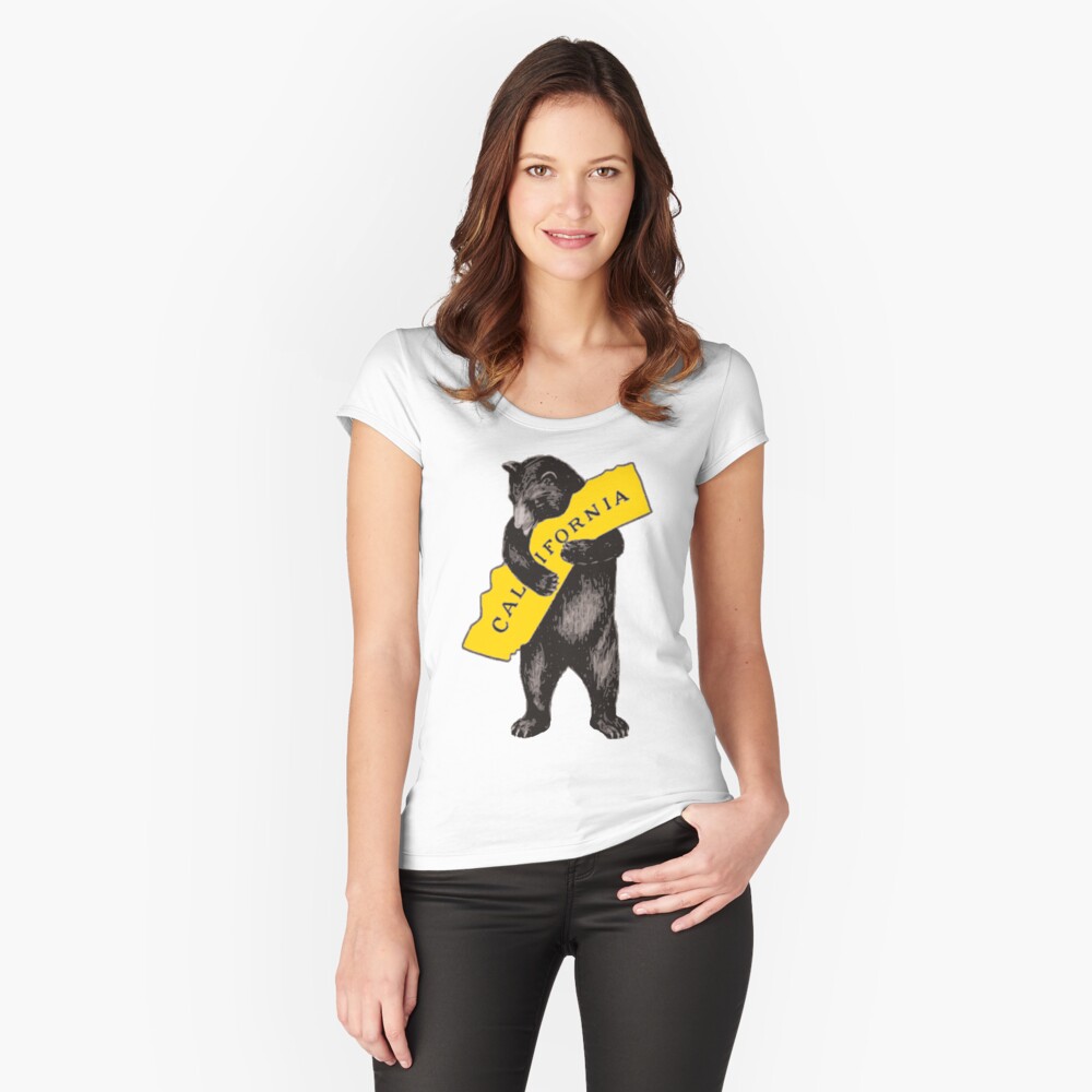 Item preview, Fitted Scoop T-Shirt designed and sold by heartlocked.