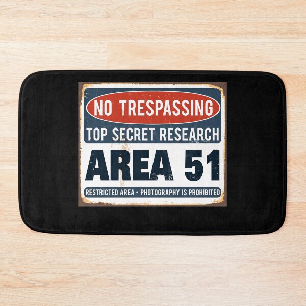 Item preview, Storm Area 51 Designs Warning Sign UFO Raid designed and sold by elderberry.
