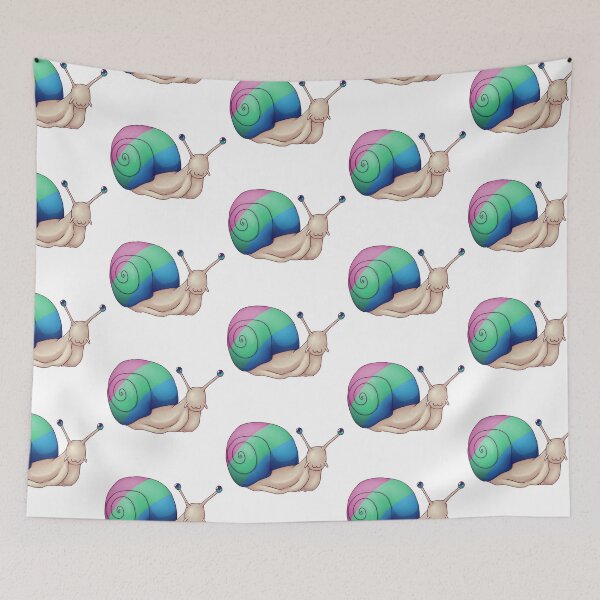Item preview, Polysexual/Polyromantic Ply Pride Snail designed and sold by PrideSnails.