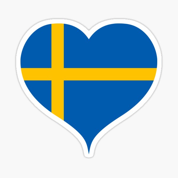 Scandinavian Heart Sticker — Scandinavian Hearts