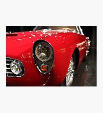 European Sportscar Headlights Photographic Print