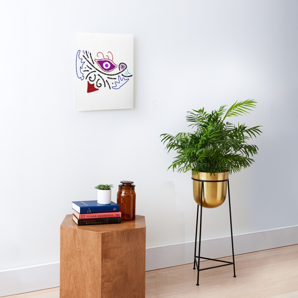 M.I. #1 |☼| Rustic Tribal Cyclops Insignia Mounted Print